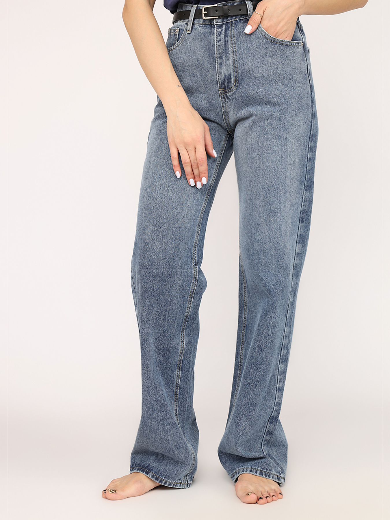 Джинсы YUKI модель ЦБ-00267825 Фото