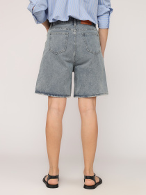 Шорты джинсовые YUKI модель ЦБ-00268453 Фото