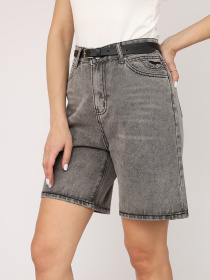 Джинсовые шорты YUKI модель ЦБ-00268455 Фото