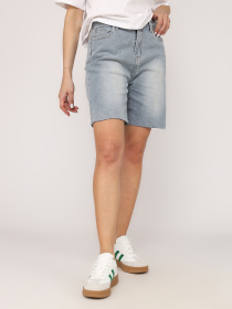 Шорты джинсовые YUKI модель ЦБ-00268457 Фото