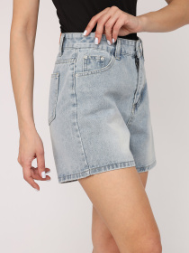 Джинсовые шорты YUKI модель ЦБ-00268462 Фото