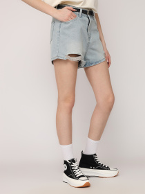 Шорты джинсовые YUKI модель ЦБ-00268466 Фото