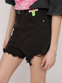 Шорты джинсовые YUKI модель ЦБ-00268468 Фото