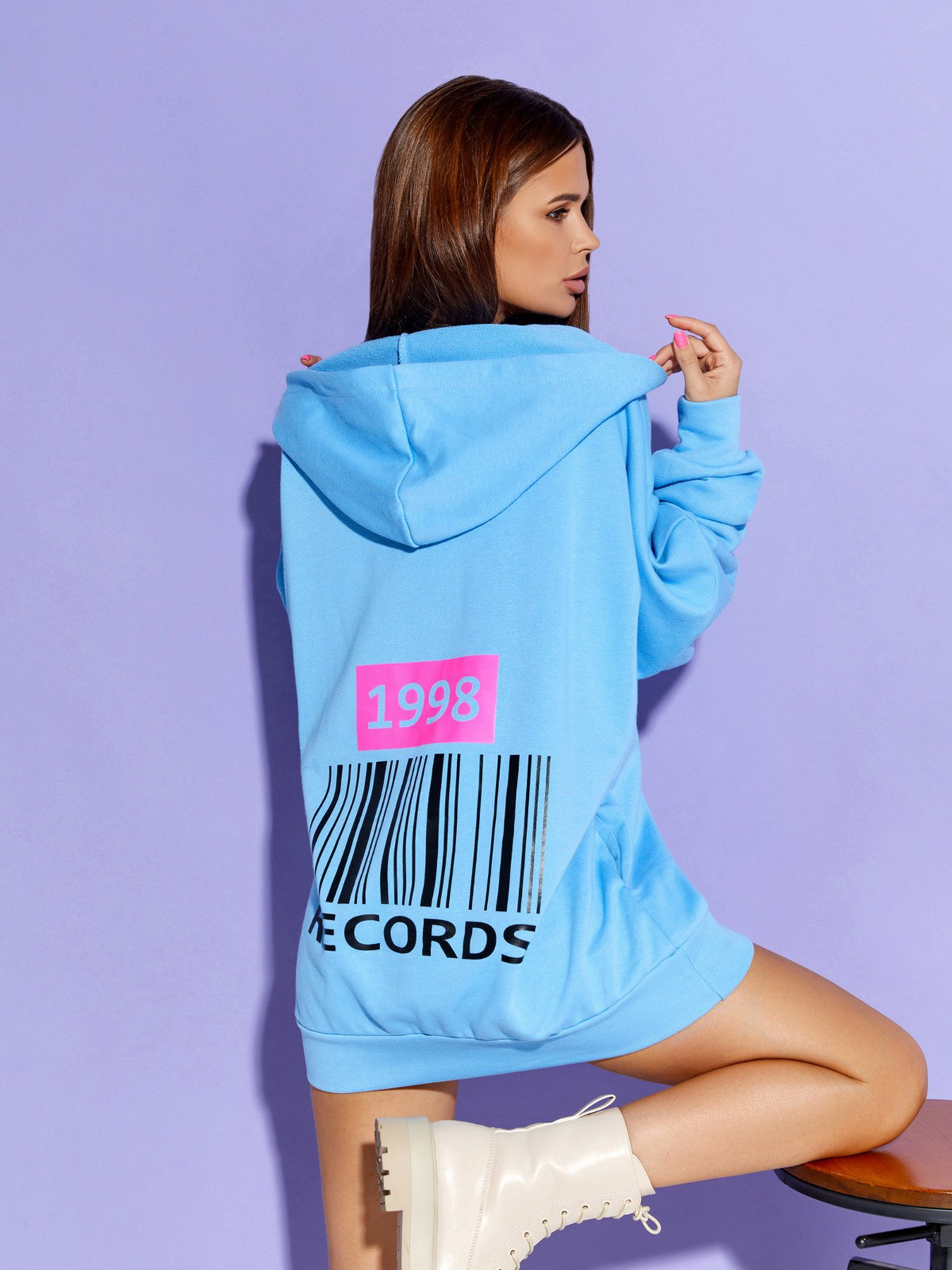 Худи ISSA Plus модель 12890_blue Фото