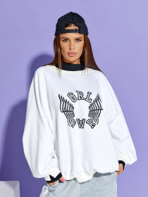 Свитшот ISSA Plus модель SA-332_white Фото