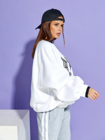 Свитшот ISSA Plus модель SA-332_white Фото