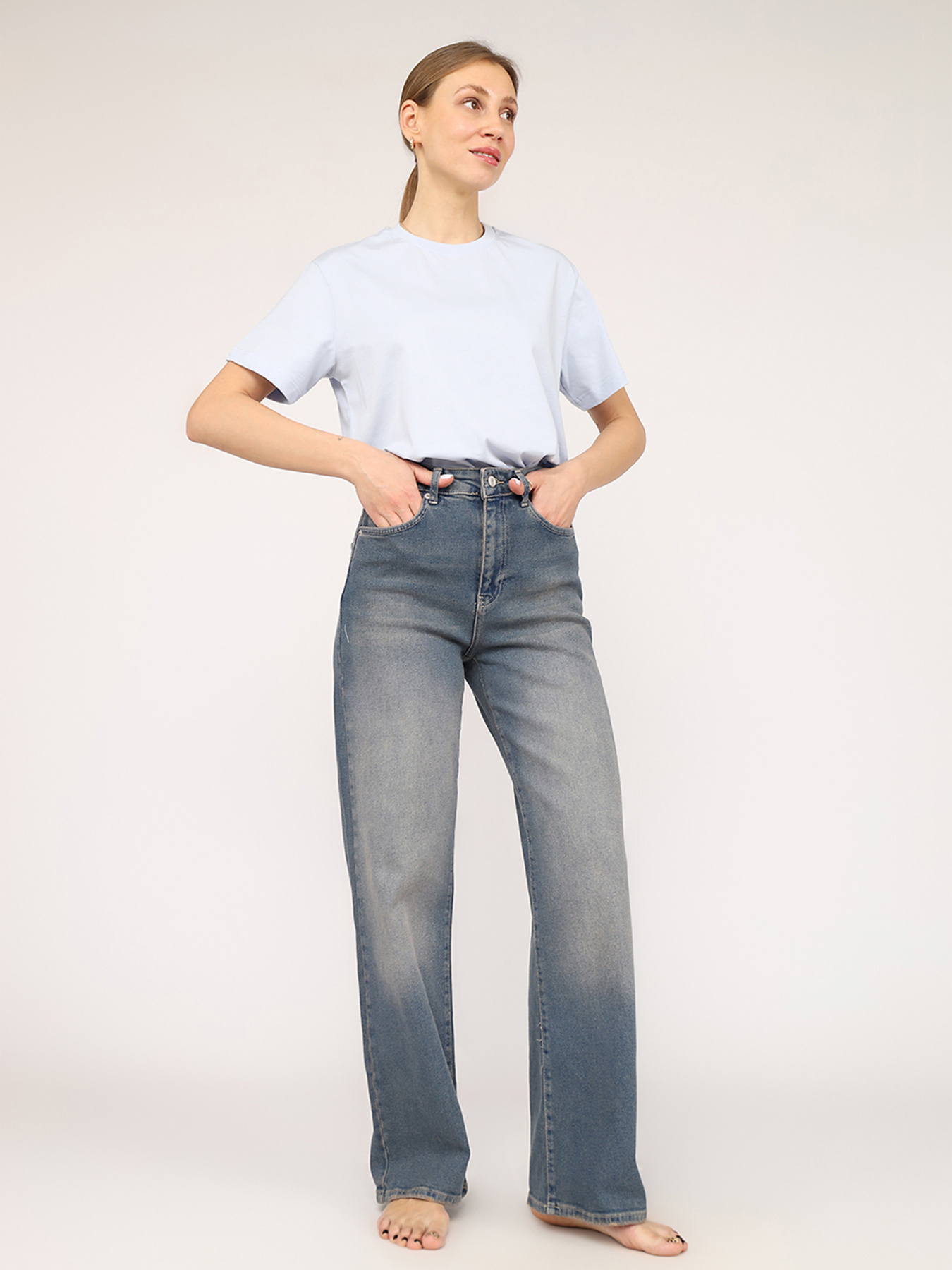 Джинсы YUKI модель ЦБ-00270121 Фото