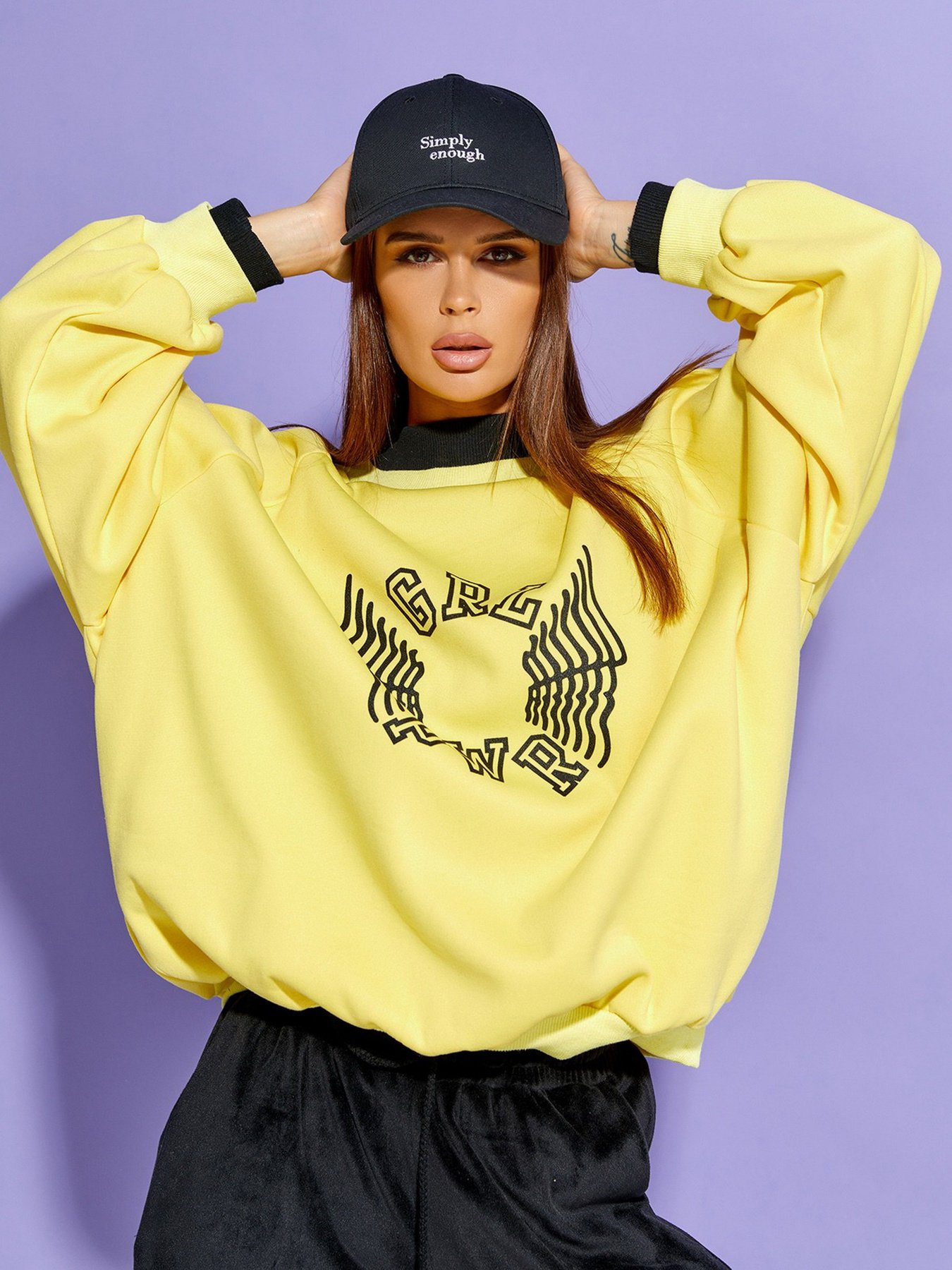 Свитшот ISSA Plus модель SA-332_yellow Фото