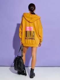 Худи ISSA Plus модель 12890_mustard Фото