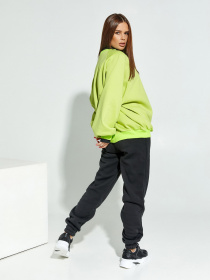 Свитшот ISSA Plus модель SA-332_salad Фото