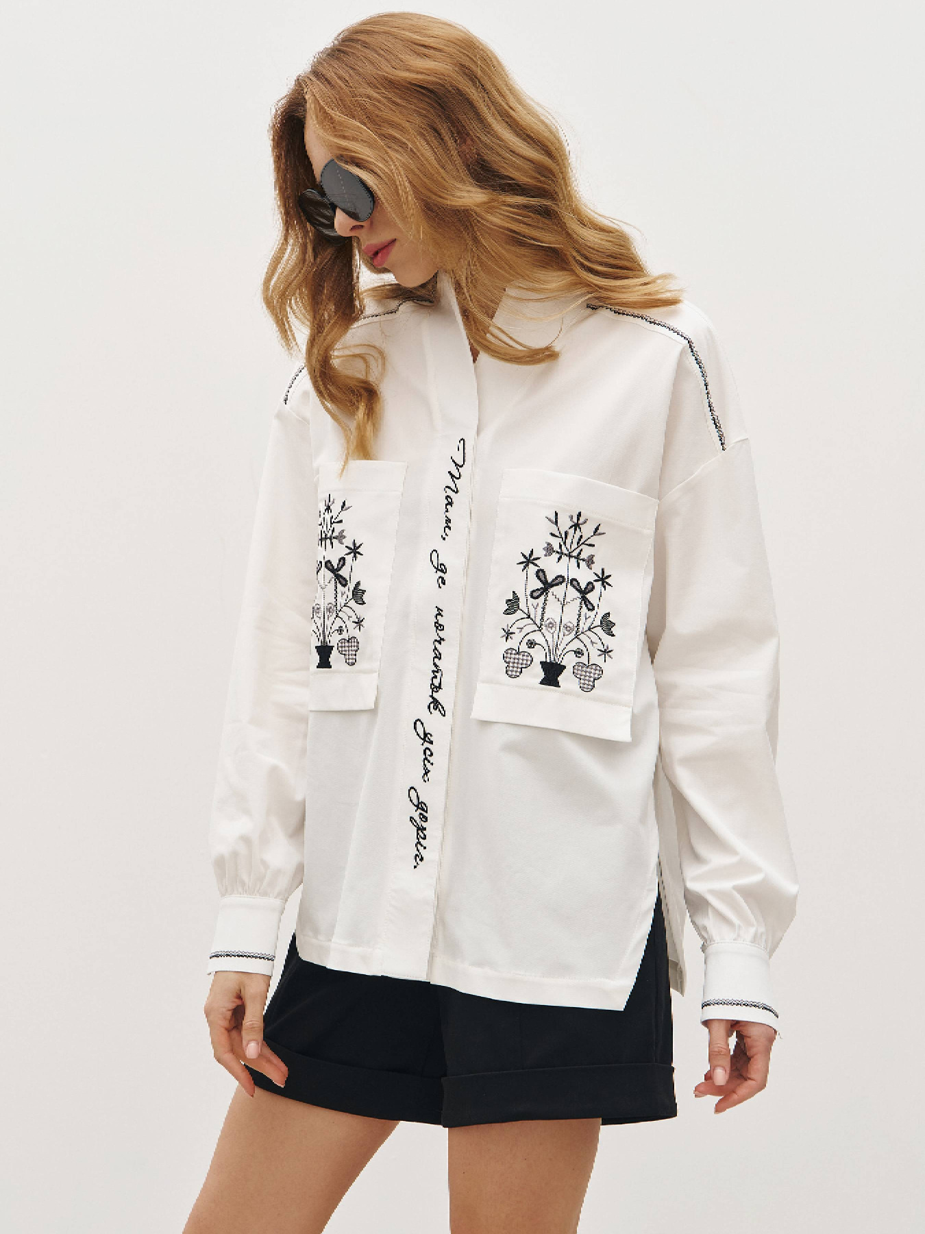 Вышитая рубашка RicaMare модель RM4175-10-25DF Фото