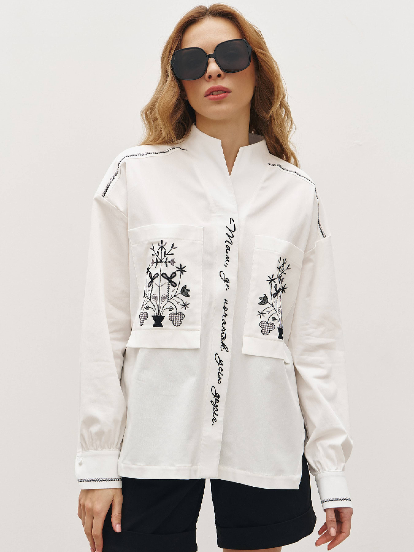 Вышитая рубашка RicaMare модель RM4175-10-25DF Фото