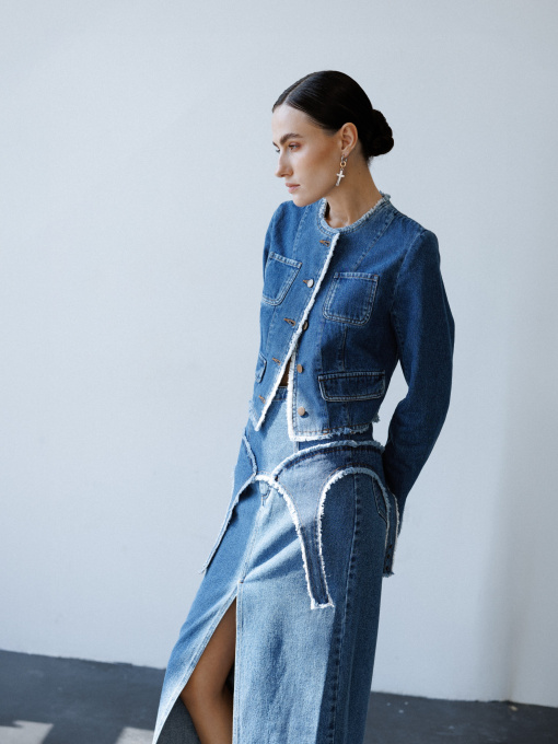 Жакет A.G.N.A модель AG-5003-BLUE Фото