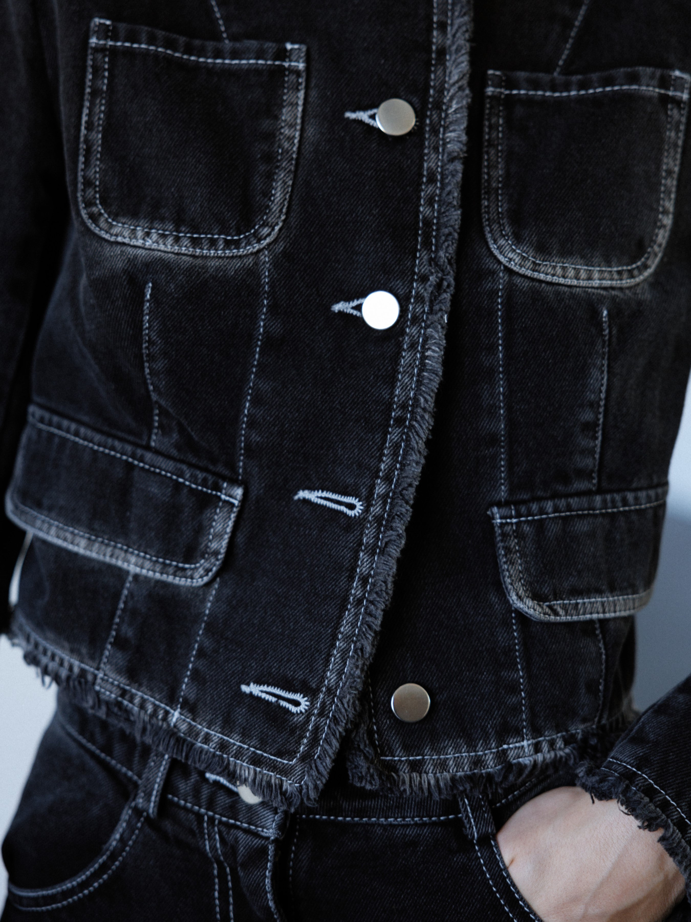 Жакет A.G.N.A модель AG-5003-BLACK Фото