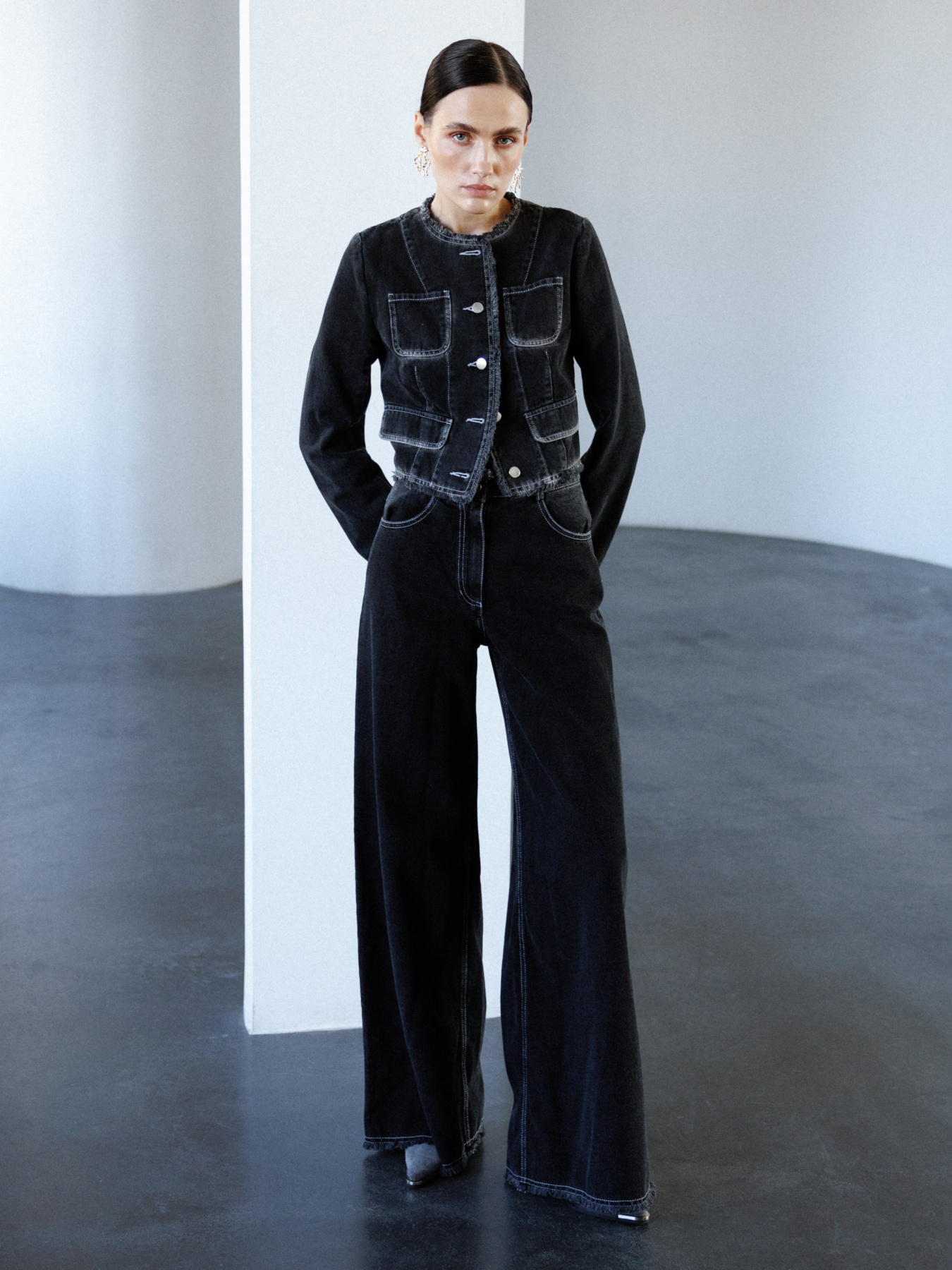 Жакет A.G.N.A модель AG-5003-BLACK Фото