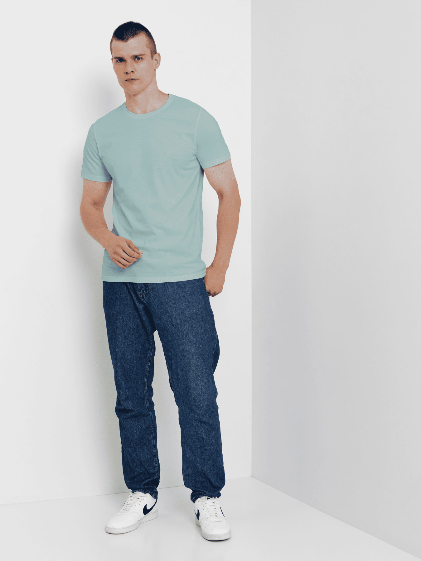 Футболка Роза Модель 210135_turquoise Фото