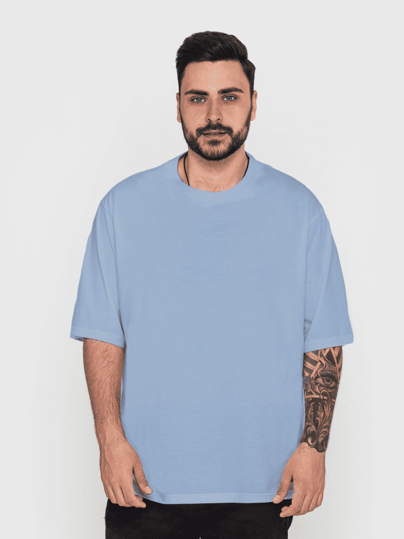 Футболка Роза модель 211143_gray_blue Фото