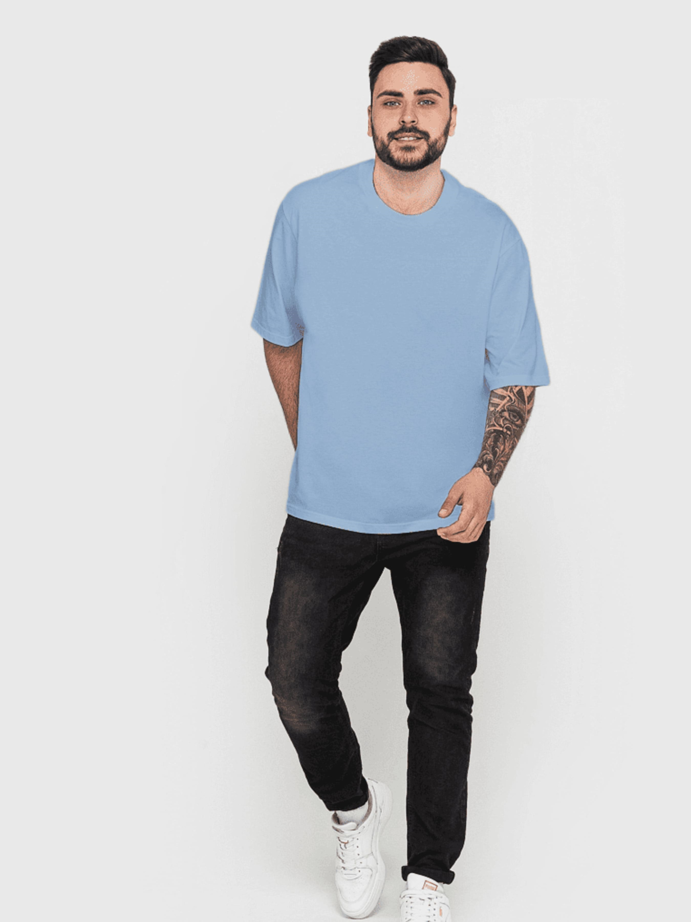 Футболка Роза модель 211143_gray_blue Фото