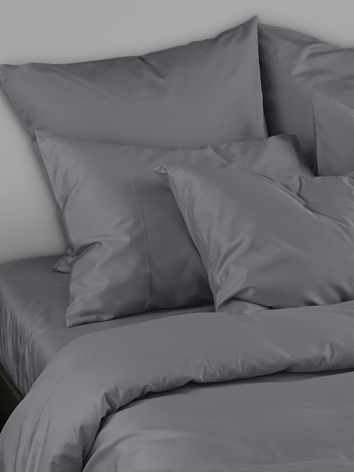 Пододеяльник сатин GREY SATIN Cosas модель 38Satin_Beluga_2201 Фото