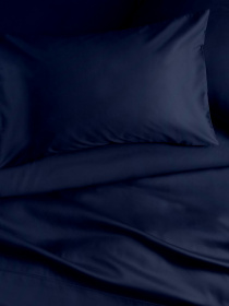Пододеяльник сатин DARK BLUE SATIN Cosas модель 66Satin_Blue_160P Фото