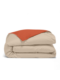 Пододеяльник ранфорс RUST Cosas модель DuoRfr_103Orange-12Magnolia_160q Фото