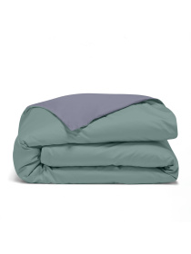 Пододеяльник ранфорс SILVER ASH Cosas модель DuoRfr_104Ashmin-56Steel_160q Фото