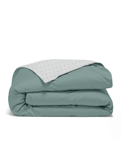 Пододеяльник ранфорс ASH GREY DOTS Cosas модель DuoRfr_104Ashmin-DotsGreyGrey_160q Фото