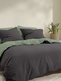 Пододеяльник ранфорс SMOKY CALM Cosas модель DuoRfr_119Smoky-109Meditative_160q Фото