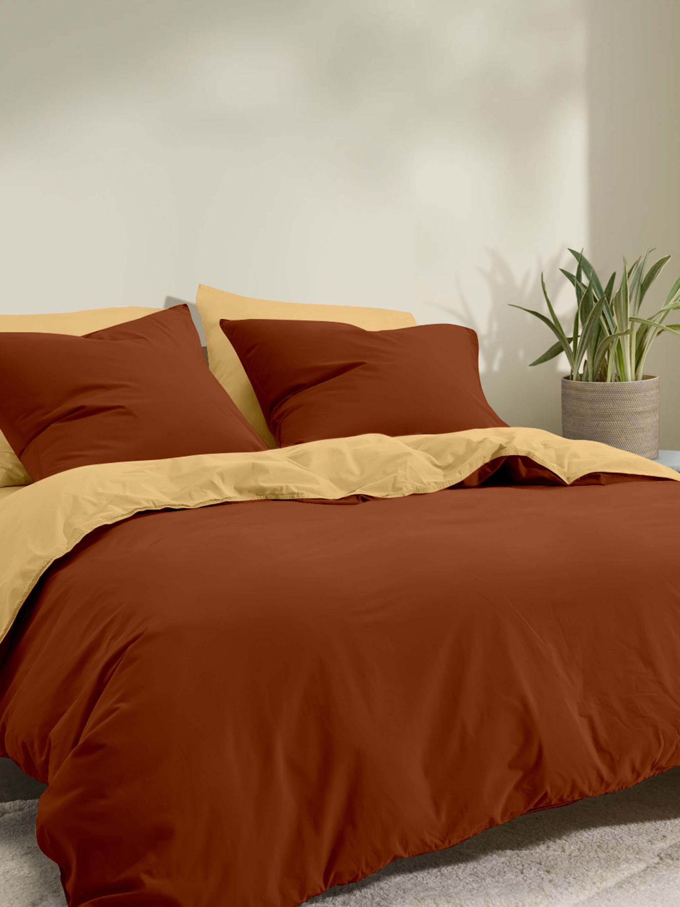 Підковдра ранфорс HONEY Cosas модель DuoRfr_11Honey-122Cinnamon_160q Фото