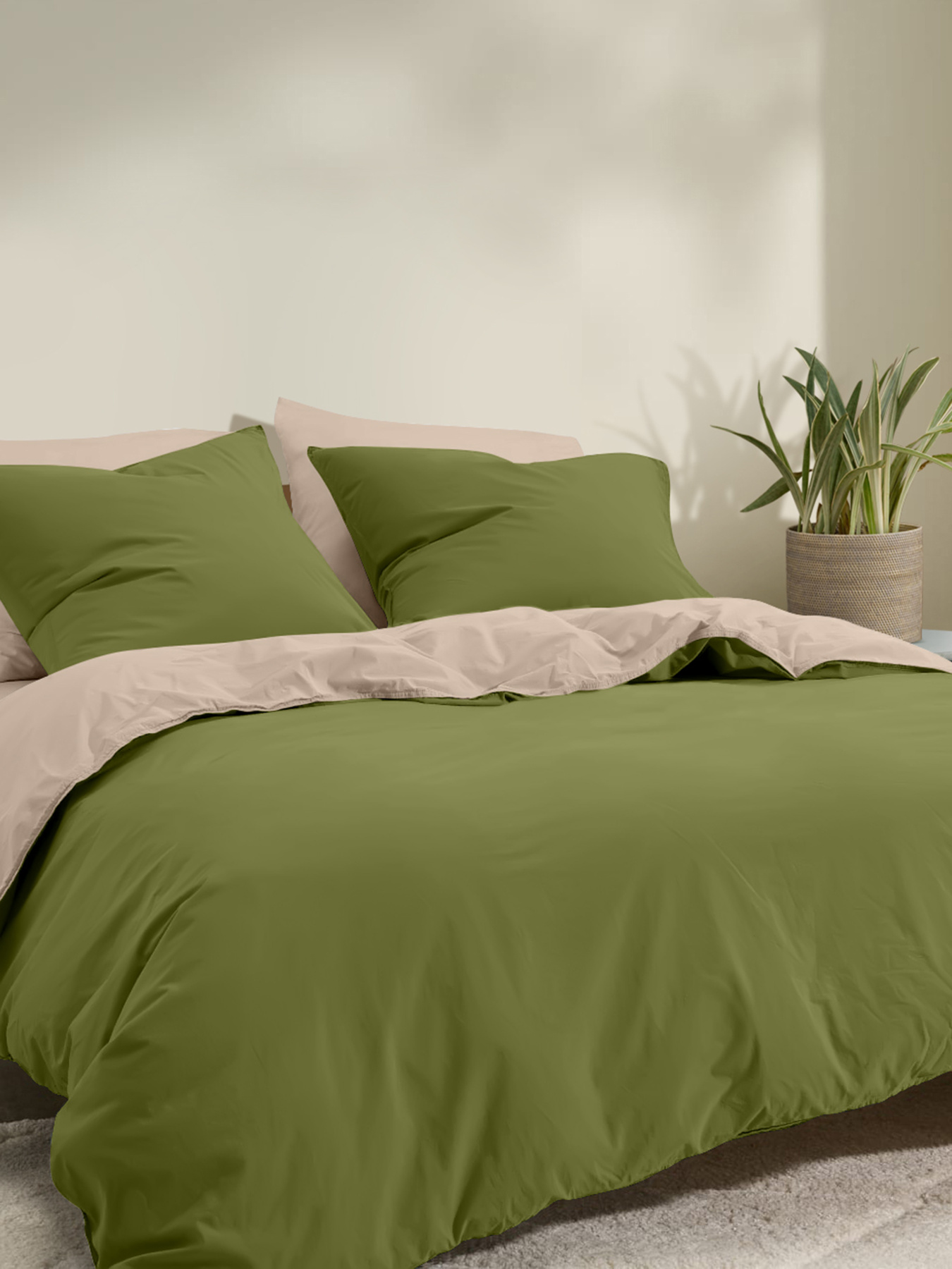 Пододеяльник ранфорс MAGNOLIA Cosas модель DuoRfr_12Magnolia-74Avocado_160q Фото