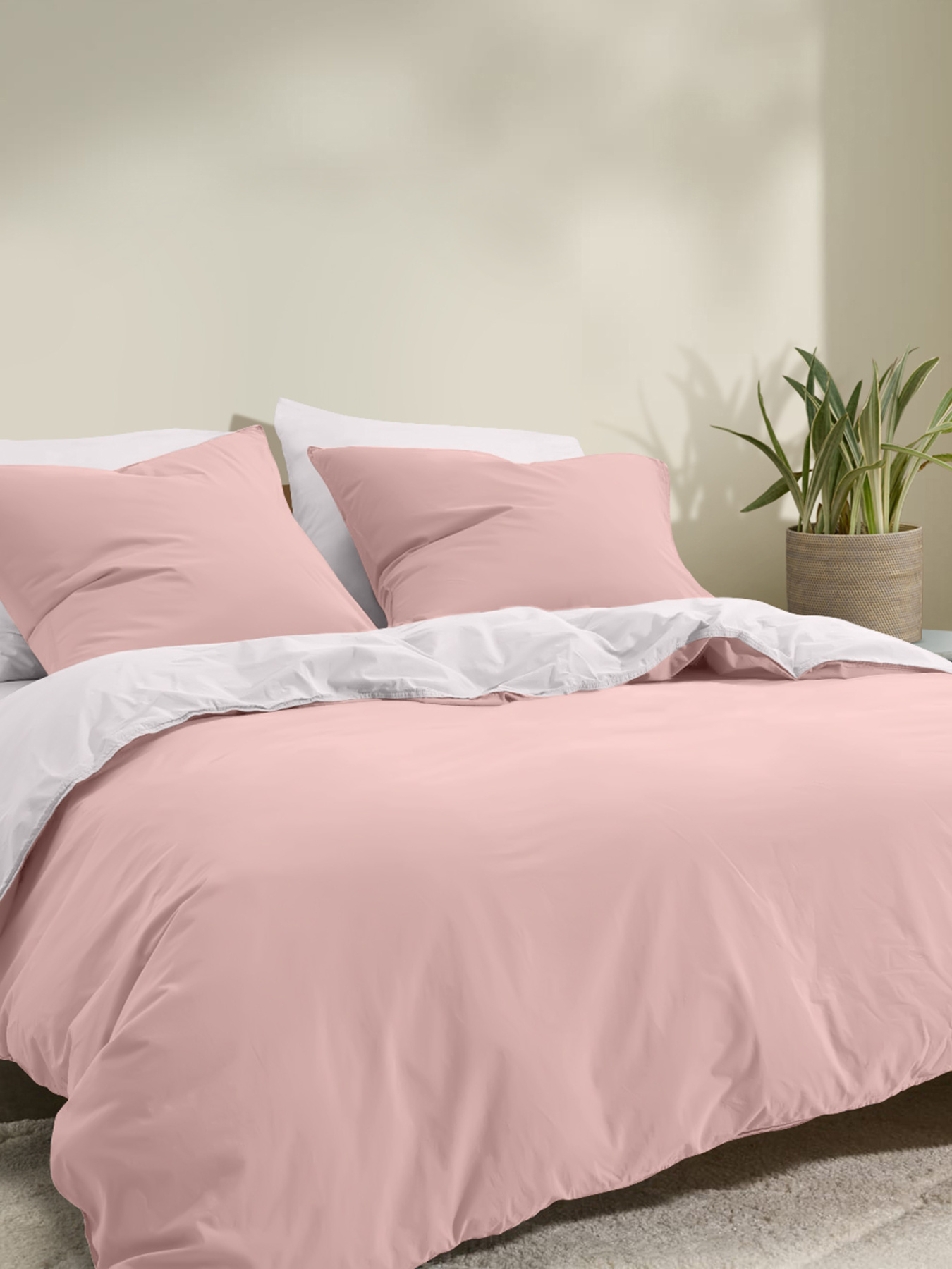 Пододеяльник ранфорс PETAL Cosas модель DuoRfr_30RoseLight-40Rose_160q Фото