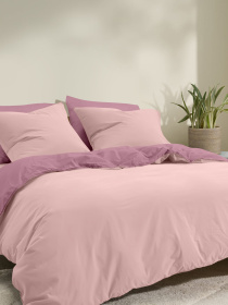 Пододеяльник ранфорс LILAC ROSE Cosas модель DuoRfr_40Rose-41Lilac_160q Фото