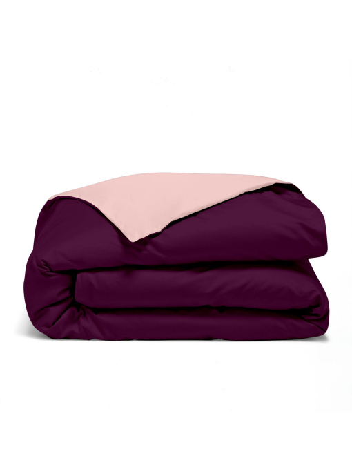 Пододеяльник ранфорс PLUM Cosas модель DuoRfr_77CherryDark-40Rose_160q Фото