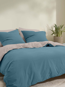 Пододеяльник ранфорс SKY QUARTZ Cosas модель DuoRfr_84Quartz-68Sky_160q Фото