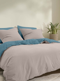 Пододеяльник ранфорс SKY QUARTZ Cosas модель DuoRfr_84Quartz-68Sky_160q Фото