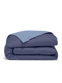 Пододеяльник ранфорс MIDNIGHT CLOUD Cosas модель DuoRfr_87DarkBlue-117Cloud_160q Фото