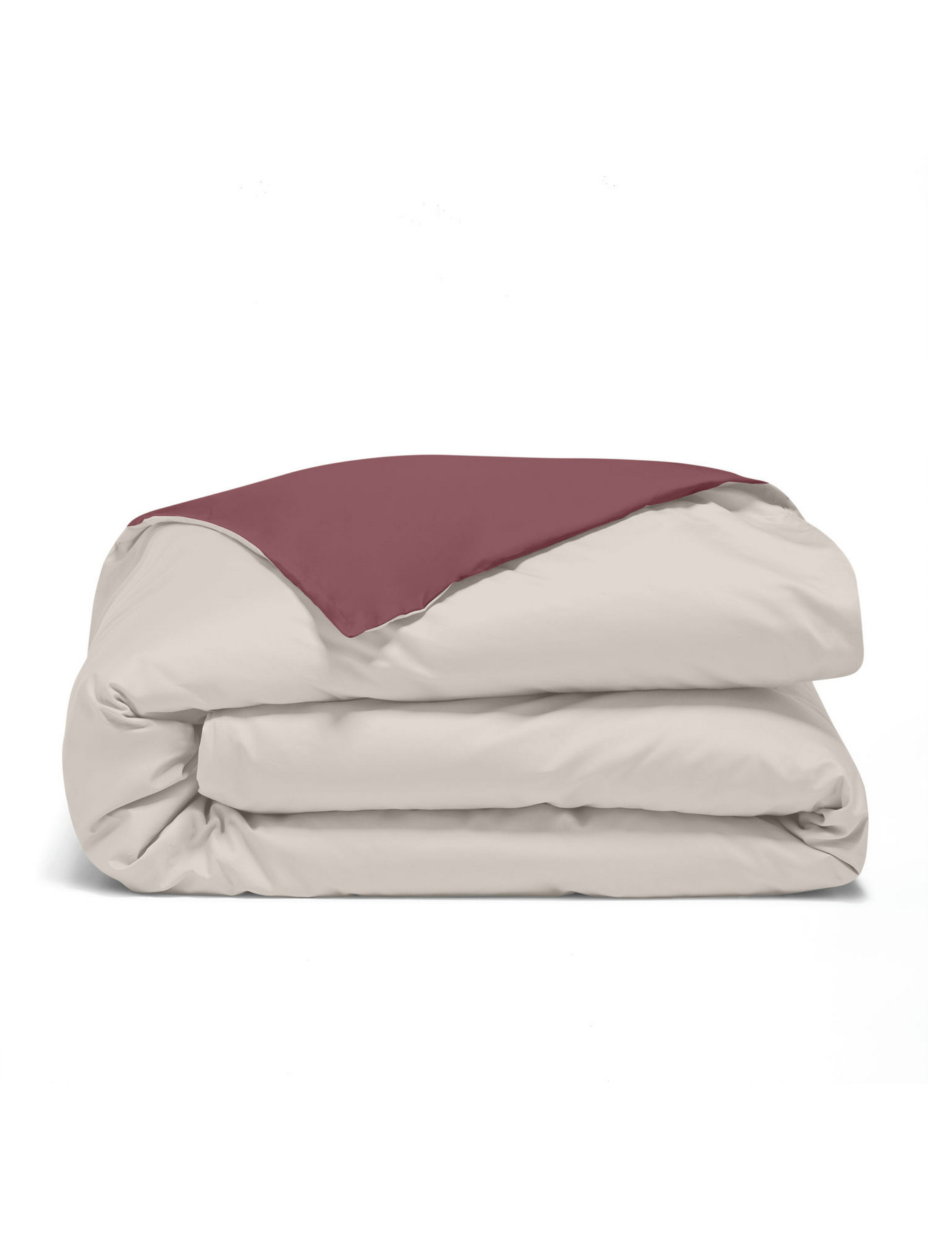 Пододеяльник ранфорс IVORY Cosas модель DuoRfr_98Cappuccino-97Cherry_160q Фото