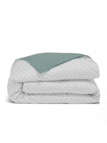 Пододеяльник ранфорс ASH GREY DOTS Cosas модель DuoRfr_DotsGreyGrey-104Ashmin_160q Фото