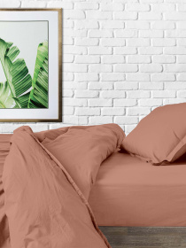 Пододеяльник ранфорс COPPER Cosas модель Ranfors_Brick_145x210q Фото