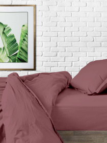 Пододеяльник ранфорс BLUEBERRY Cosas модель Ranfors_Cherry_145x210q Фото