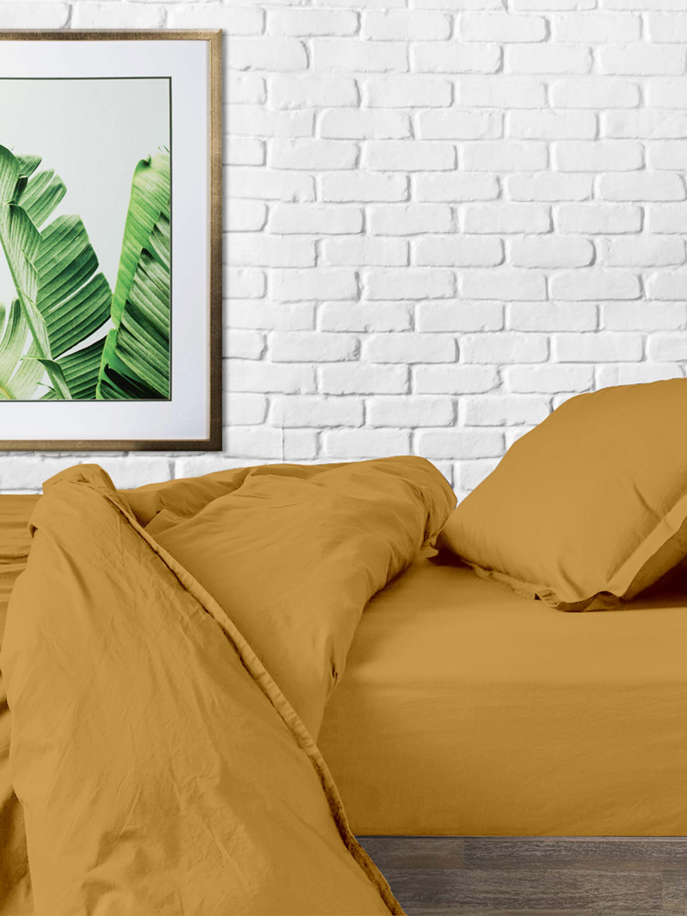 Пододеяльник ранфорс CURCUMA Cosas модель Ranfors_Mustard_140q Фото