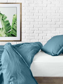 Пододеяльник ранфорс AZURE Cosas модель Ranfors_Sky_140q Фото