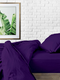 Підковдра ранфорс DARK PLUM Cosas модель Ranfors89_PlumDark_140q Фото