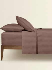 Пододеяльник сатин ROADS LATTE Cosas модель StrSatin_08Latte_110x140q Фото