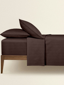 Пододеяльник сатин ROADS WALNUT Cosas модель StrSatin_26Walnut_110x140q Фото