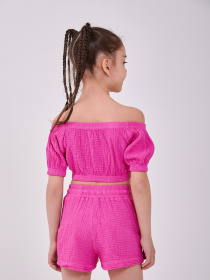 Повсякденні шорти SMIL модель smil_112444-malinovyj Фото