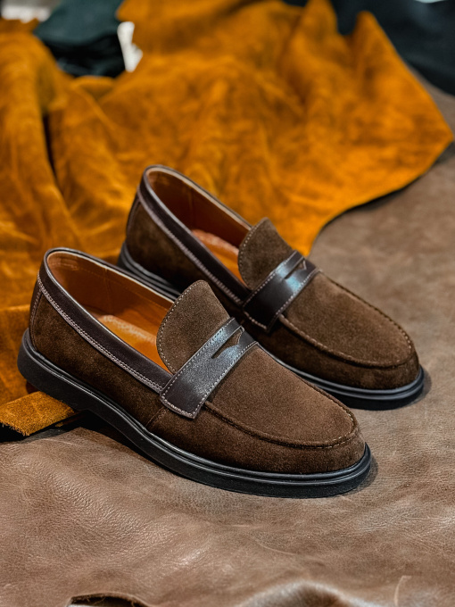 Лоферы Legessy модель BROOKLYN_COFFEE Фото