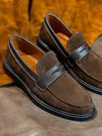 Лоферы Legessy модель BROOKLYN_COFFEE Фото