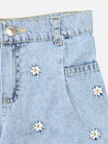 Джинсовые шорты YUKI модель ЦБ-00275280 Джинсовые шорты YUKI модель ЦБ-00275280 Фото