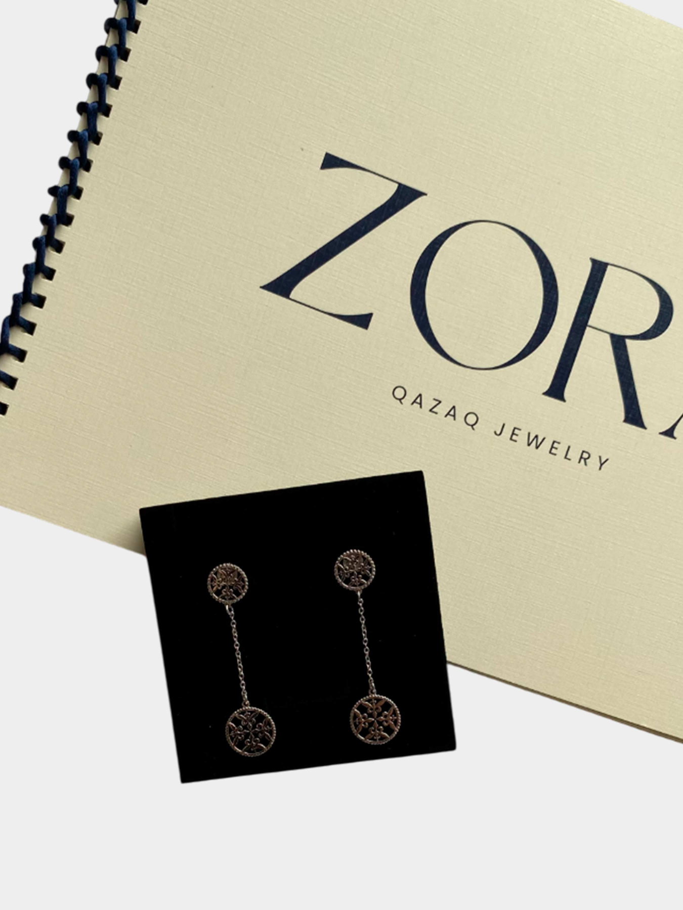Серьги-подвески ZORA Jewelry модель 2000001690563 Фото